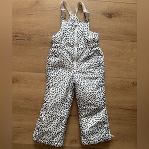 GAP Black and White Animal Print snowsuit